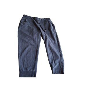 Eddie Bauer Womens Sweatpants M Gray Jogger Drawstring Waist Athletisure Sports